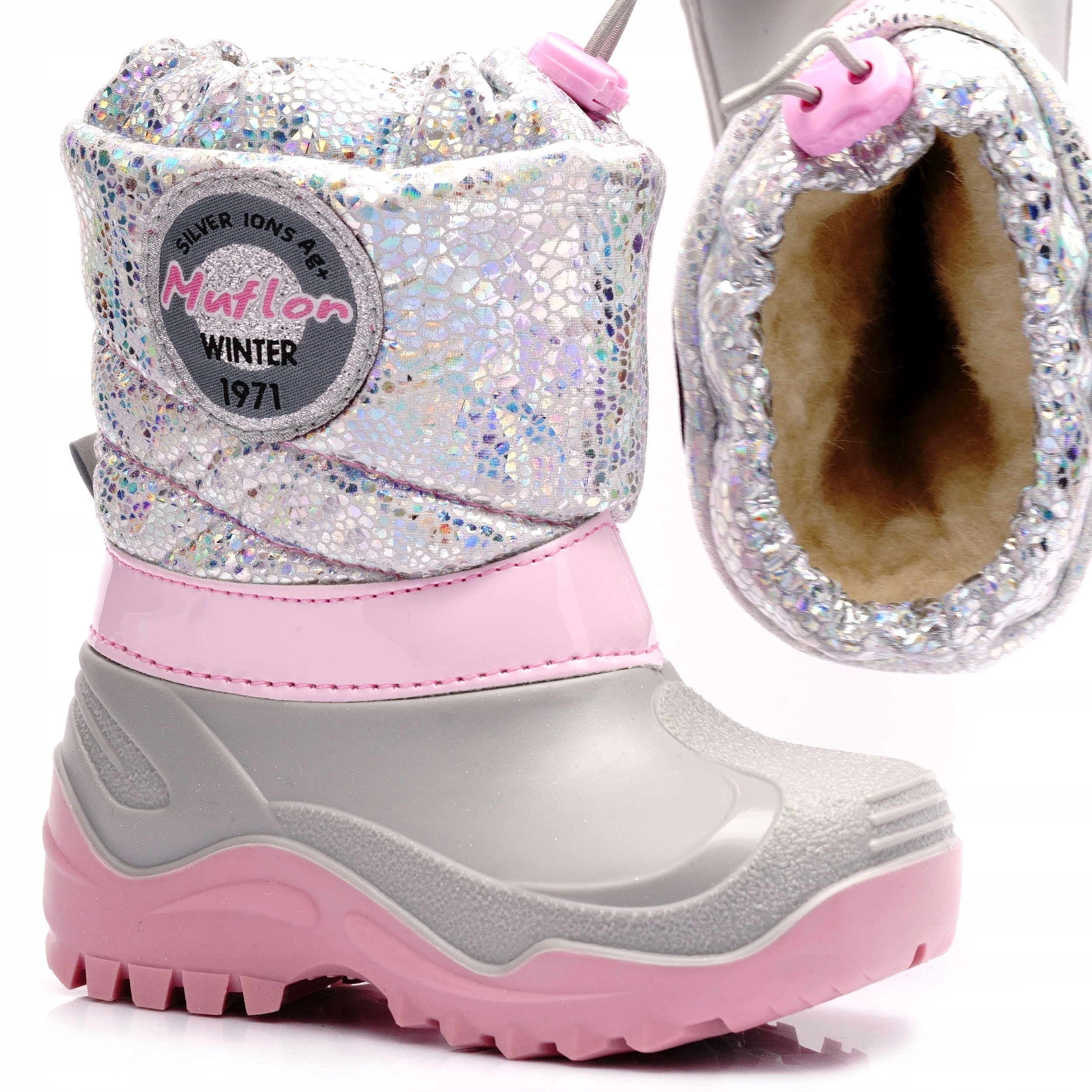 Renbut Muflon ŚNIEGOWCE BUTY ZIMOWE WEŁNA 31/32