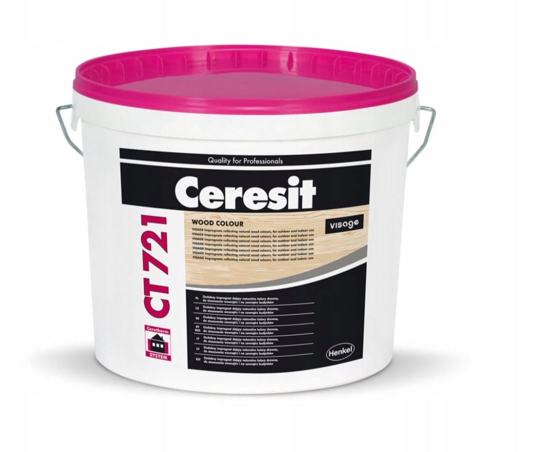 CT721 Visage farbiaci impregnát na omietku s efektom dreva, základ, 4 l