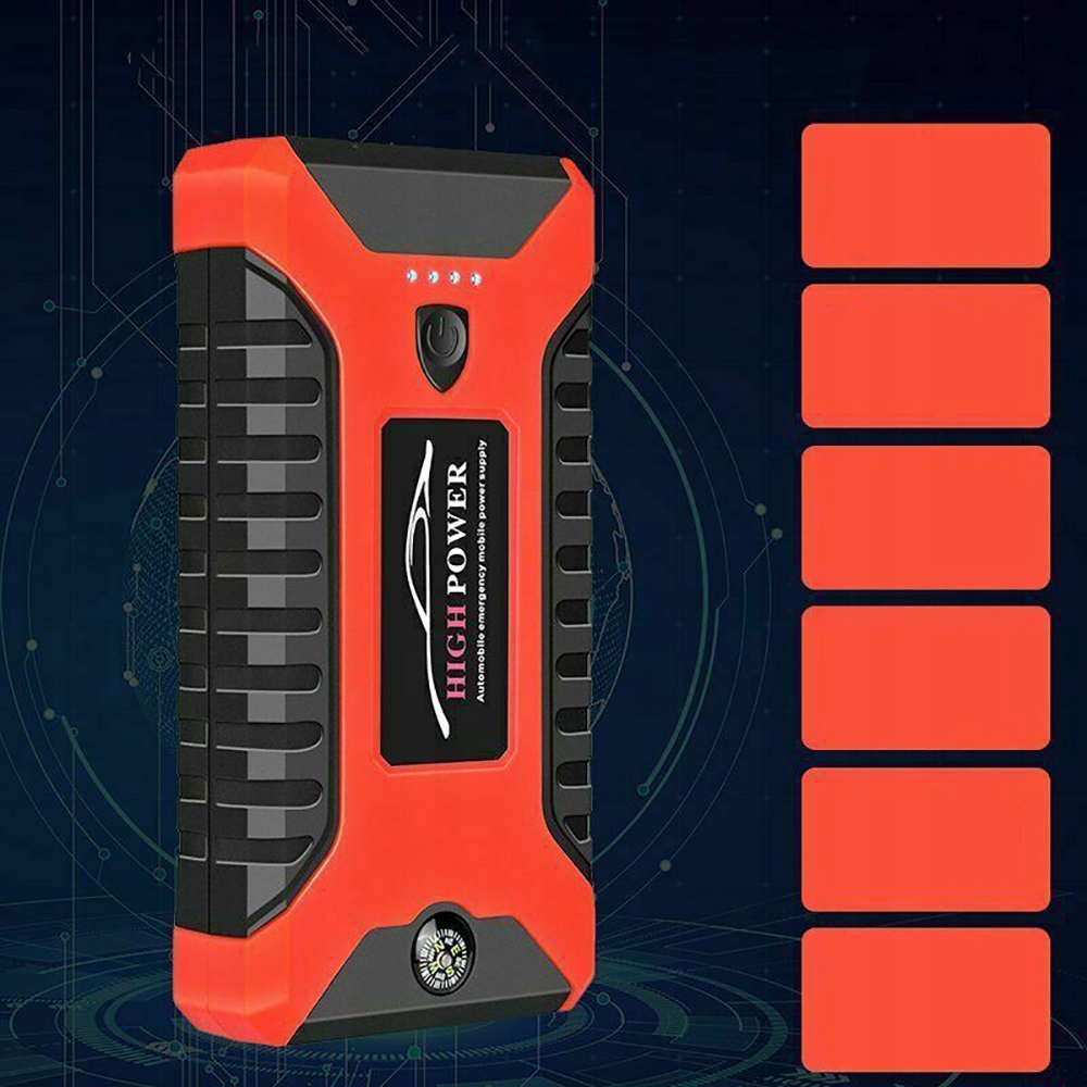 ROZRUSZNIKA SAMOCHODOWEGO Z LATARKĄ, PRZENOŚNY ROZRUSZNIK SAMOCHODOWY Model Akumulator samochodowy