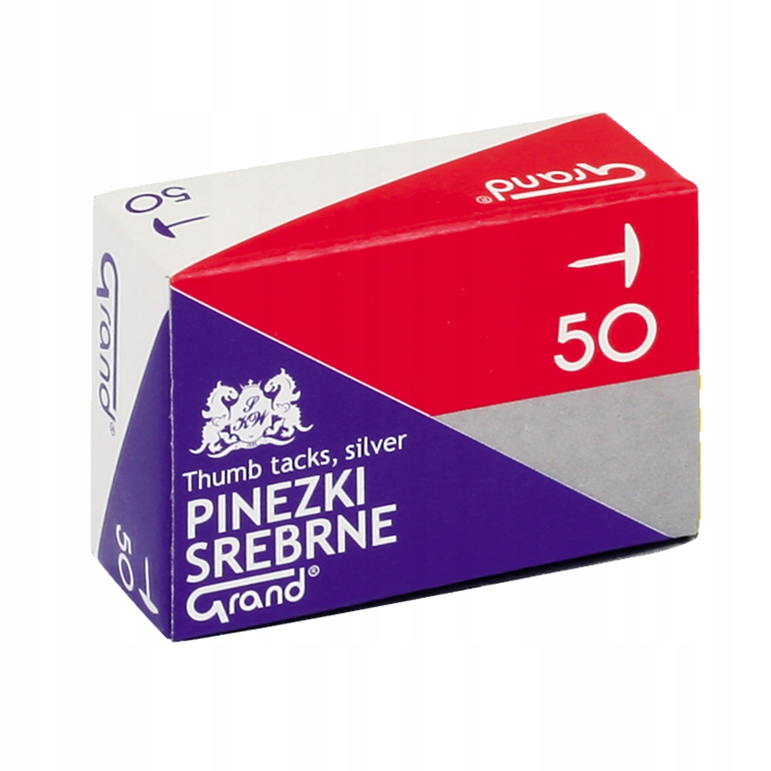 

Pinezki Klasyczne Srebrne 50 Sztuk S50 Grand