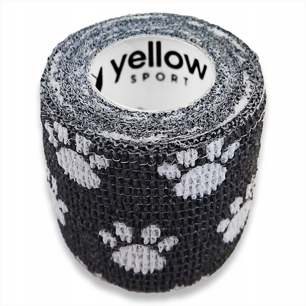 BANDAŻ KOHEZYJNY OPATRUNEK SAMOPRZYLEPNY 5cm 4,5m Producent wyrobu medycznego YELLOWSPORT