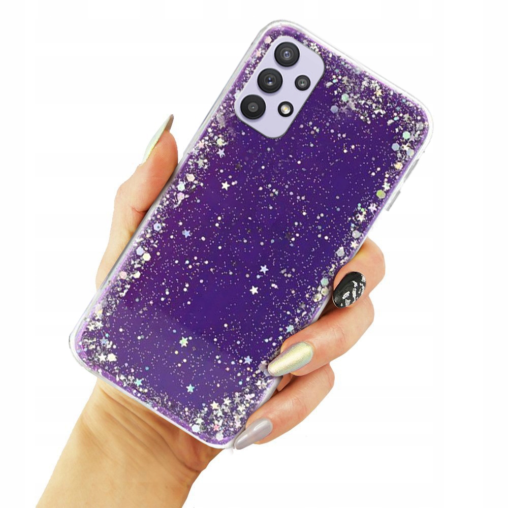 

Kobiece Etui Do Galaxy A32 5G Brokat Case + Szkło