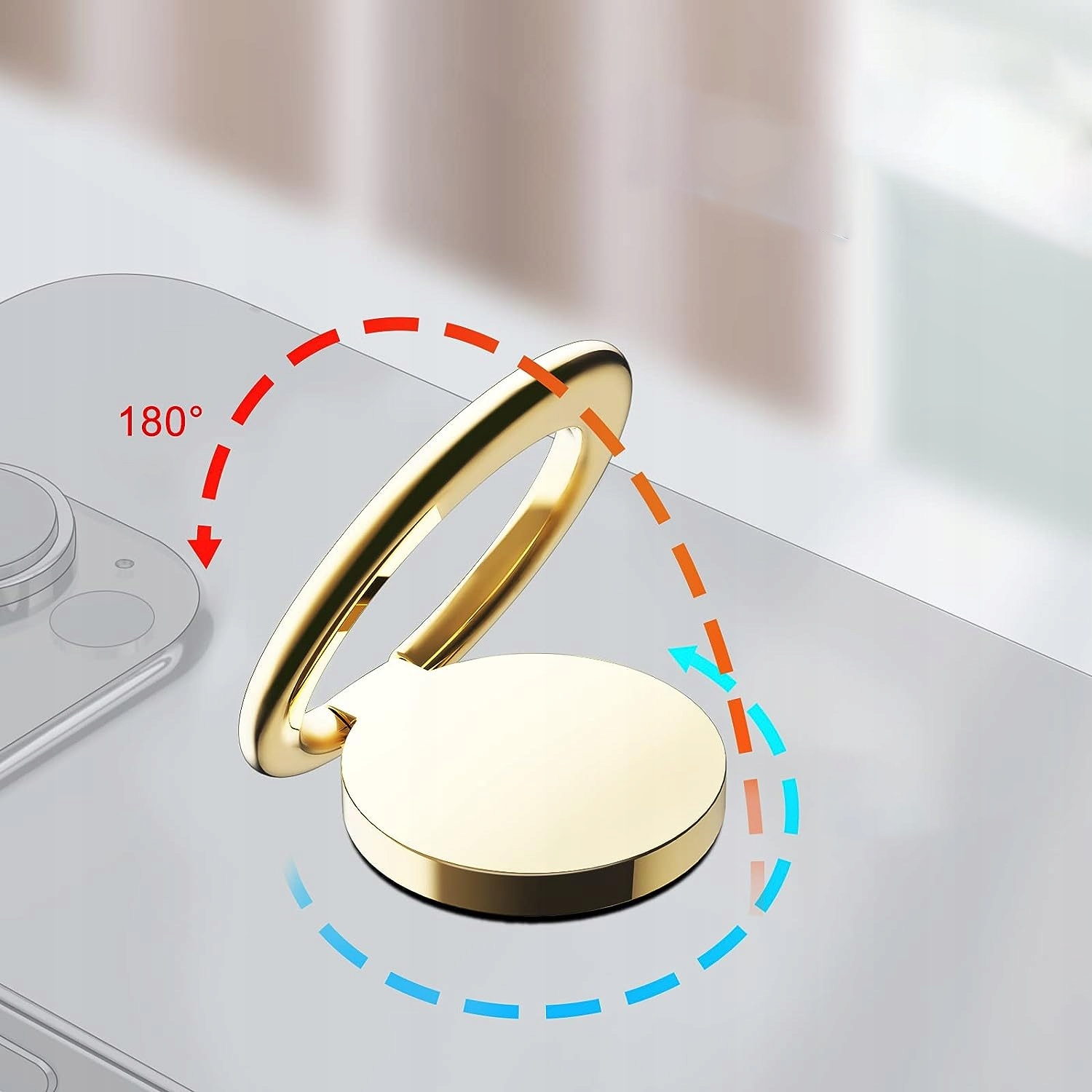 UCHWYT NA TELEFON PODSTAWKA RING DO ETUI MAGNET Rodzaj na palce