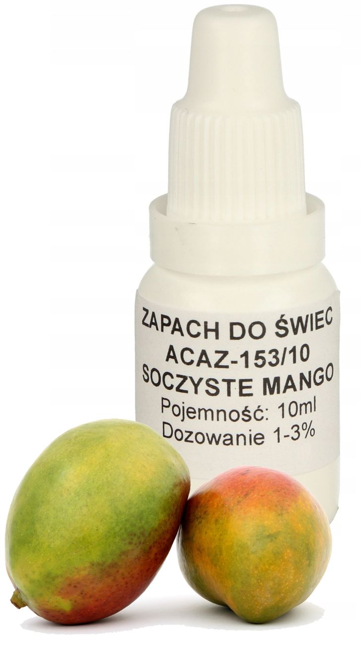 

Zapach Soczyste Mango 10 ML Do Świec Parafiny Wosk