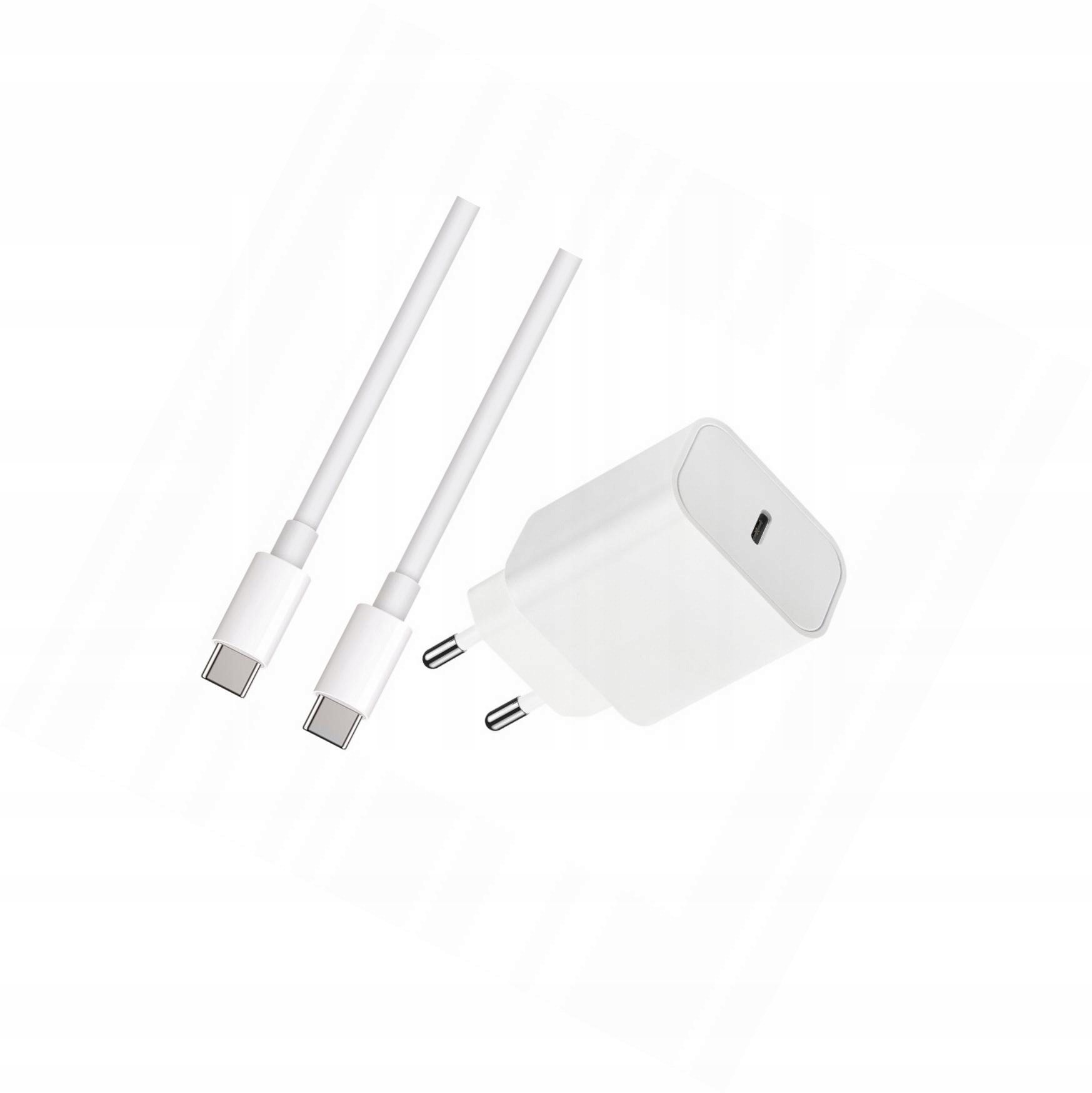 Ładowarka Usb-c 20W z długim kablem 2m do Oppo A74 5G