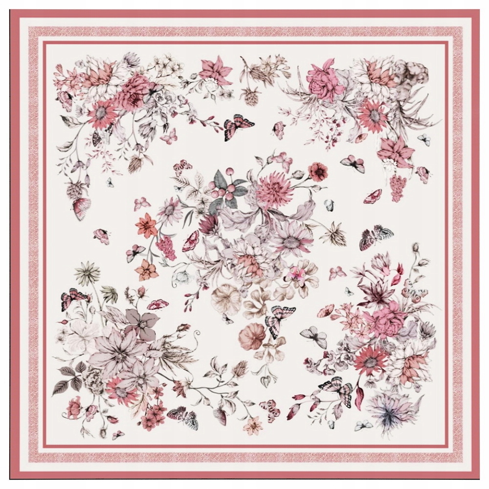 Hedvábný Šátek 100% Přírodní Morušový Hedvábí, Prémiová Kvalita