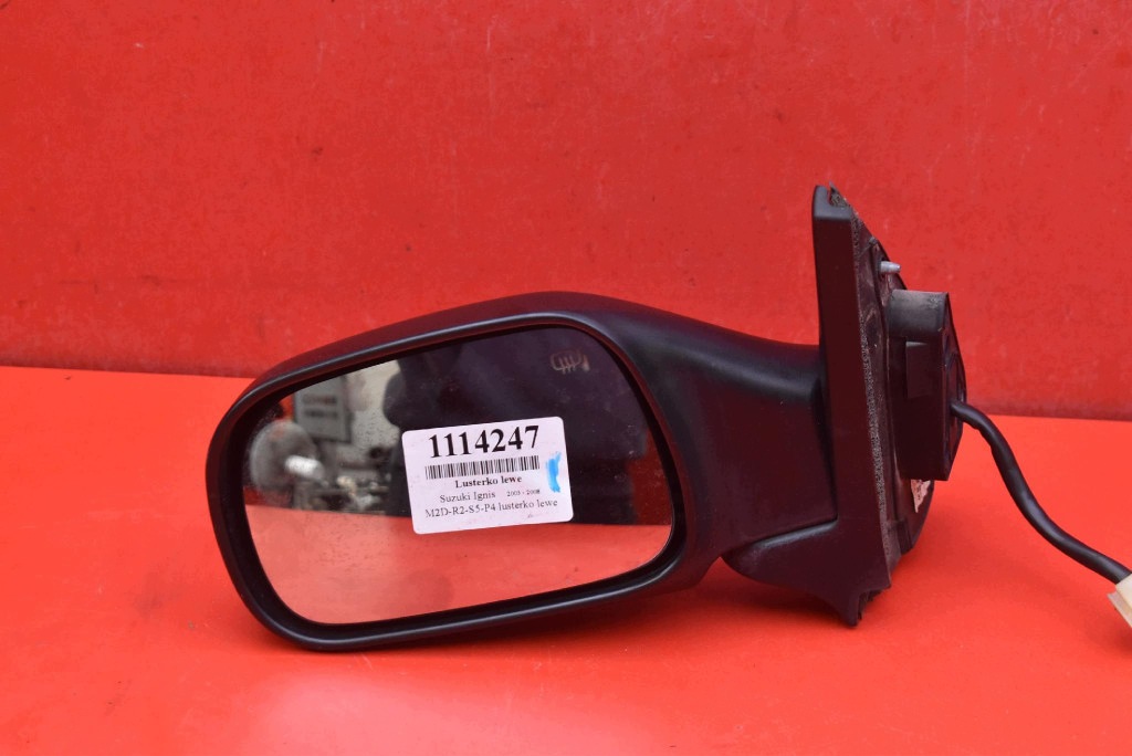 mirror left black, EU 84702-86G60 SUZUKI IGNIS 2 II 03-08 5 PIN