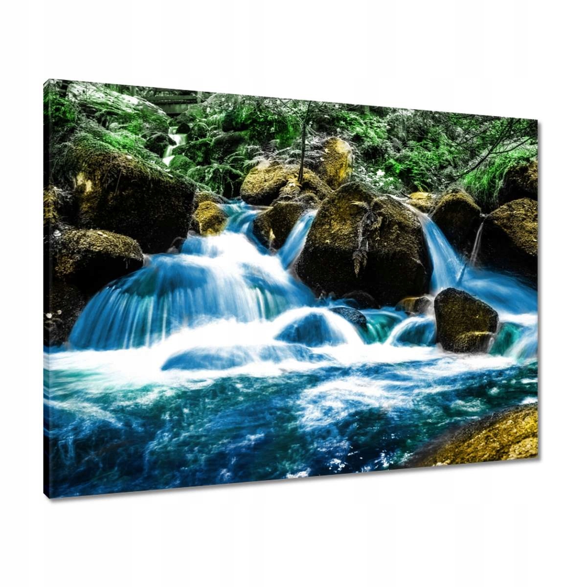 Obrazy 80x60 Horský vodopád