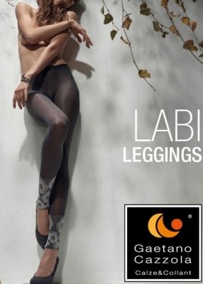 

Gaetano Cazzola legginsy grafitowe 50DEN 3/4 M/L