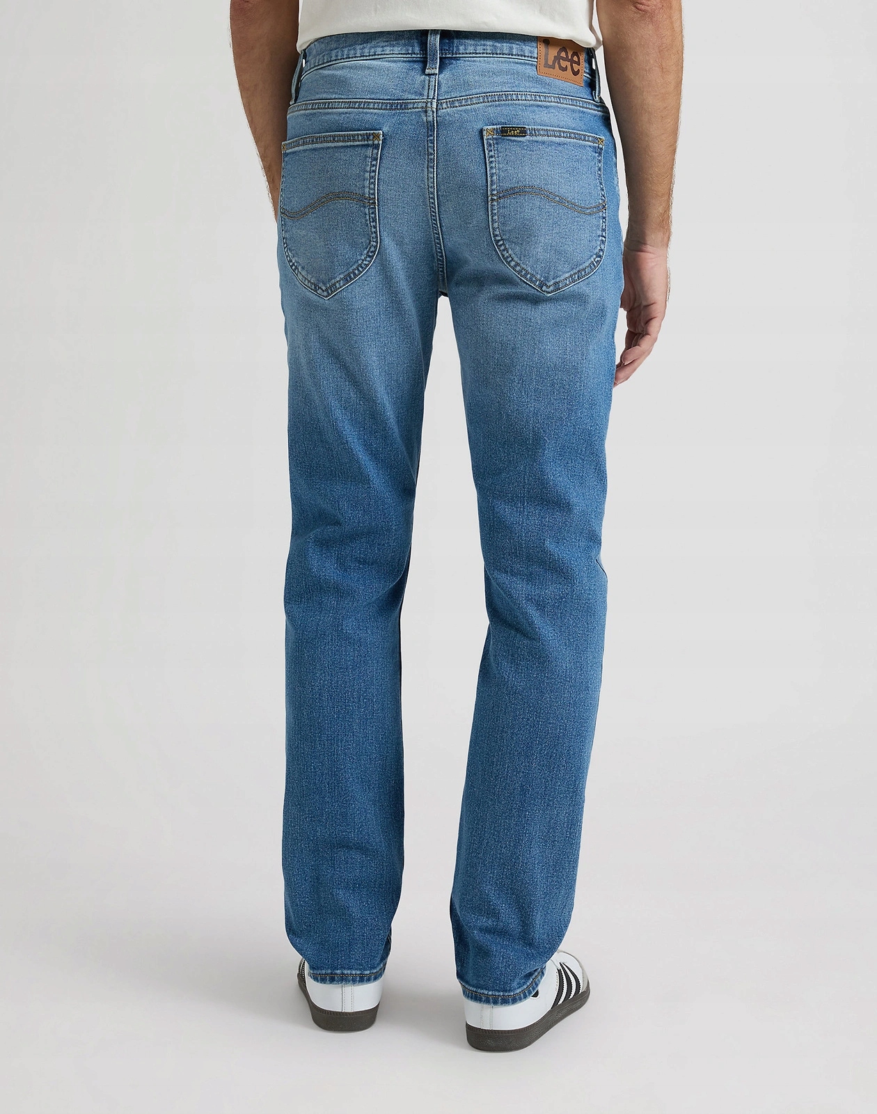 Pánské jednoduché džínové kalhoty Lee Daren Rugged Blues 112376908 36/30