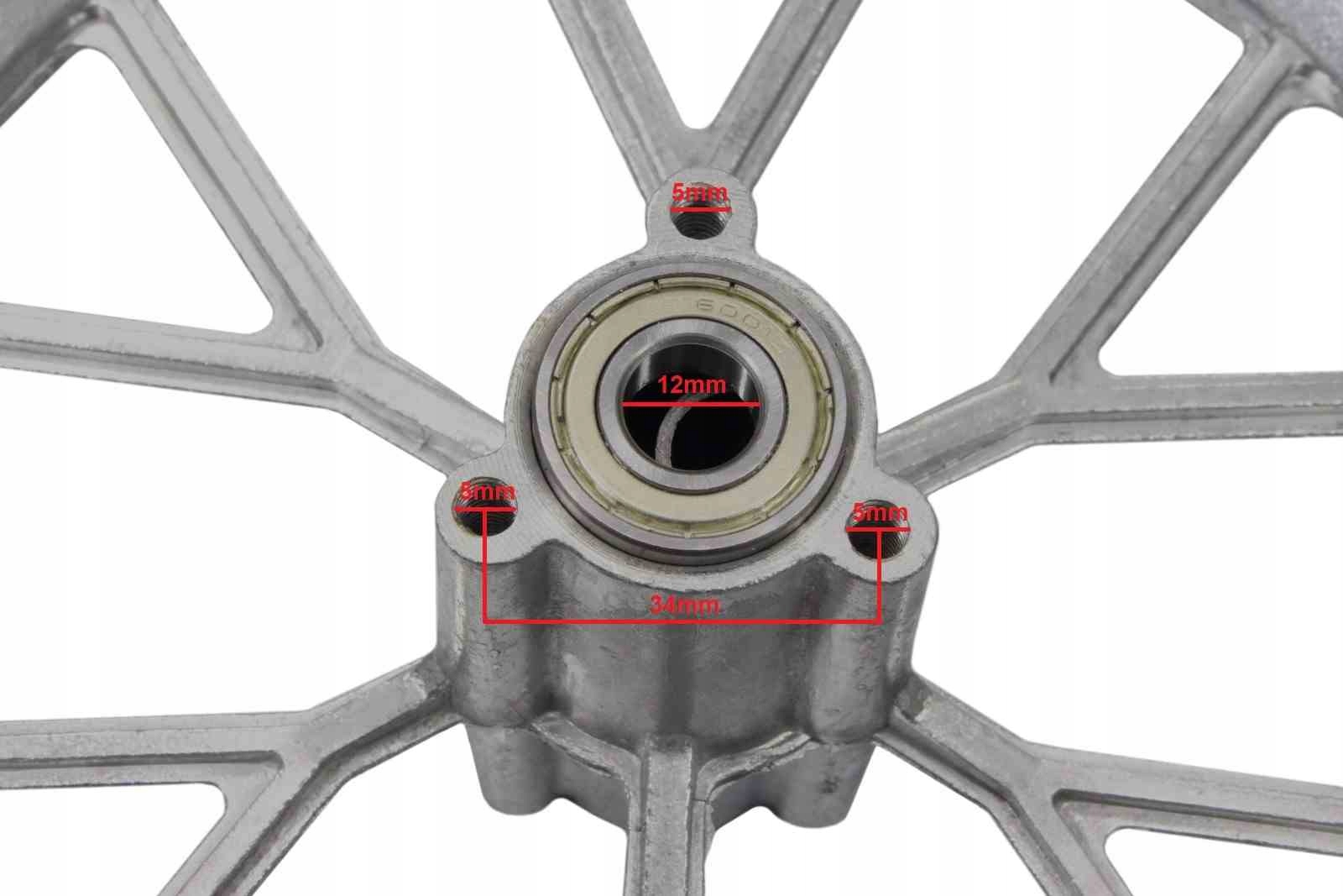 KOŁO POCKET CROSS 8" 2.0x8 TYŁ BRI Średnica felgi 8