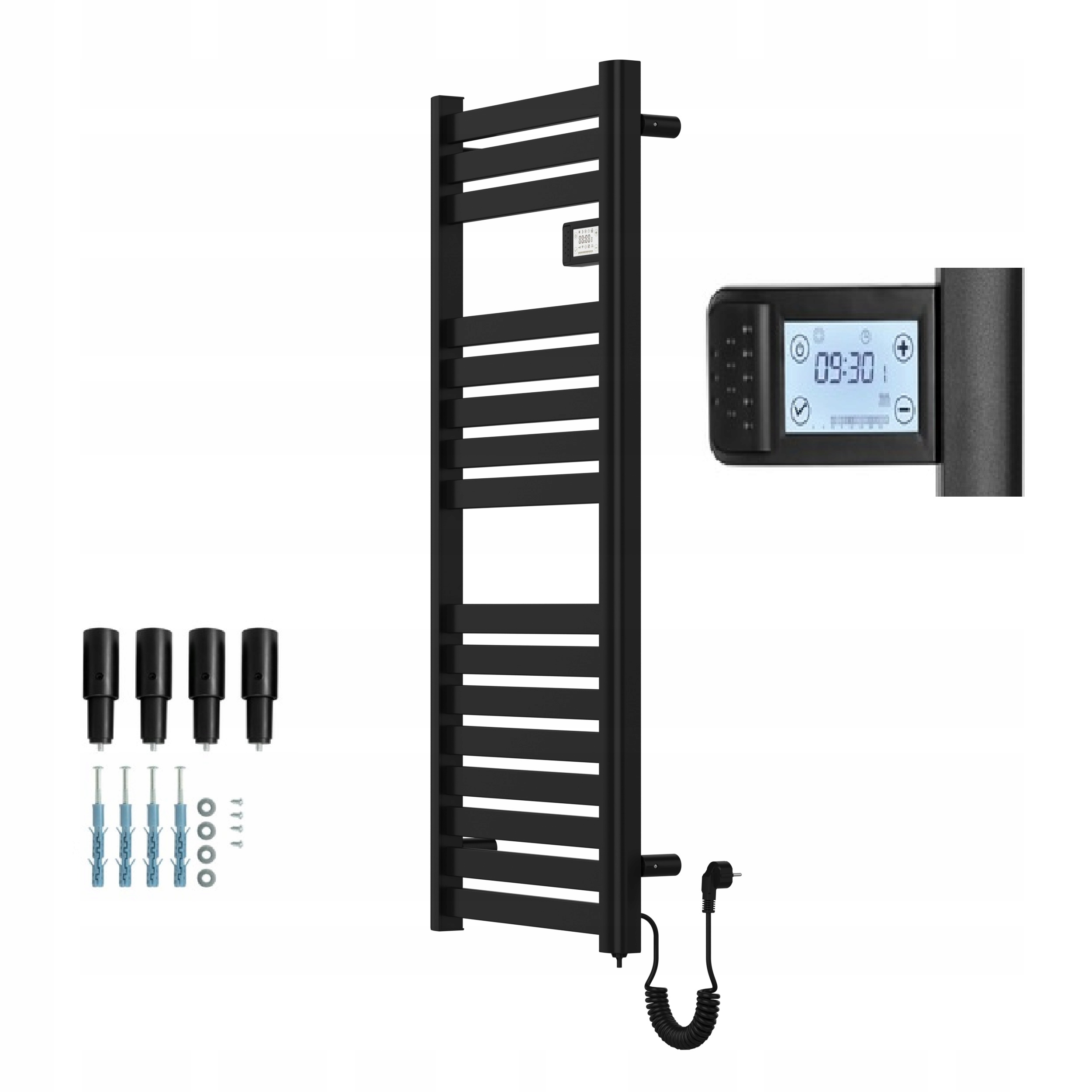 Arceno Elektrický Kúpeľňový Ohrievač KEP500CZM 500W 1200 x 500 Čierny Mat