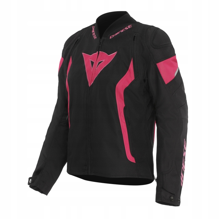 Dámska motocyklová bunda Dainese Avro 5 Tex Jacket Wmn čierna/ružová 46