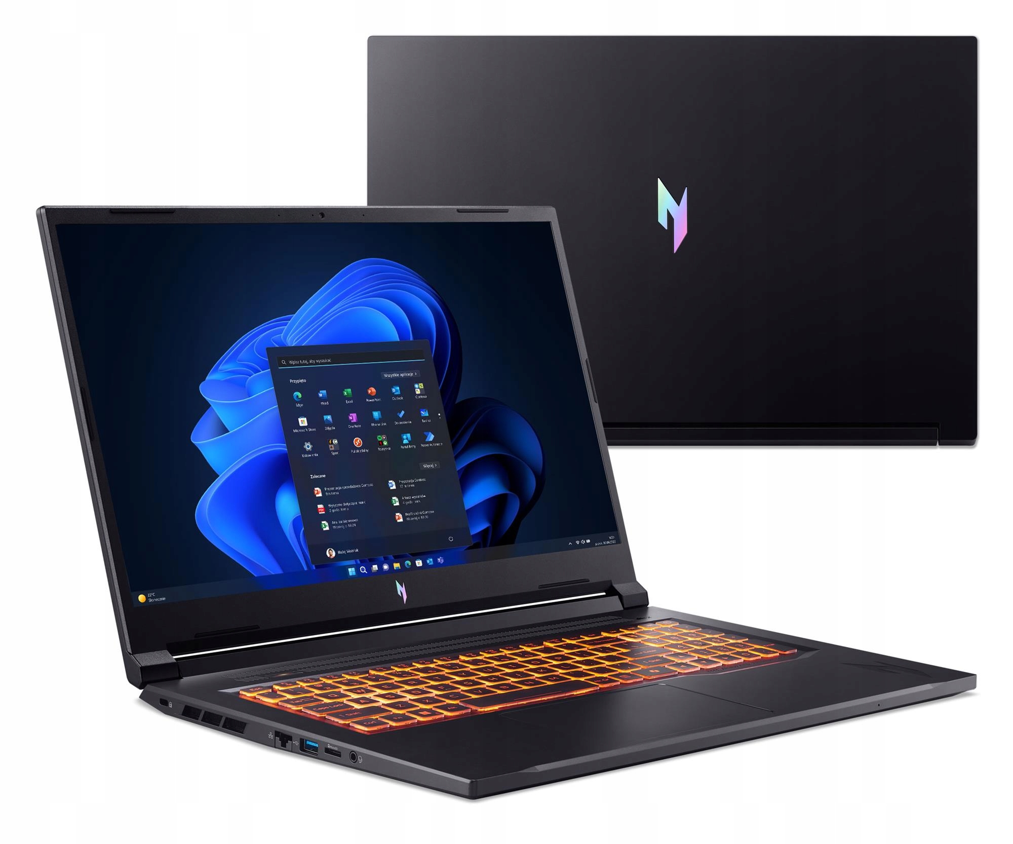 Laptop 17,3" Acer Nitro V17 Ai Ryzen 7-260 24GB 1TB Win11X RTX5070