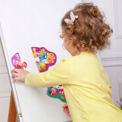 PIANKOWE PUZZLE MAGNETYCZNE LEW I HIPOPOTAM DLA NAJMŁODSZYCH ROTER KAFER Marka Roter Kafer