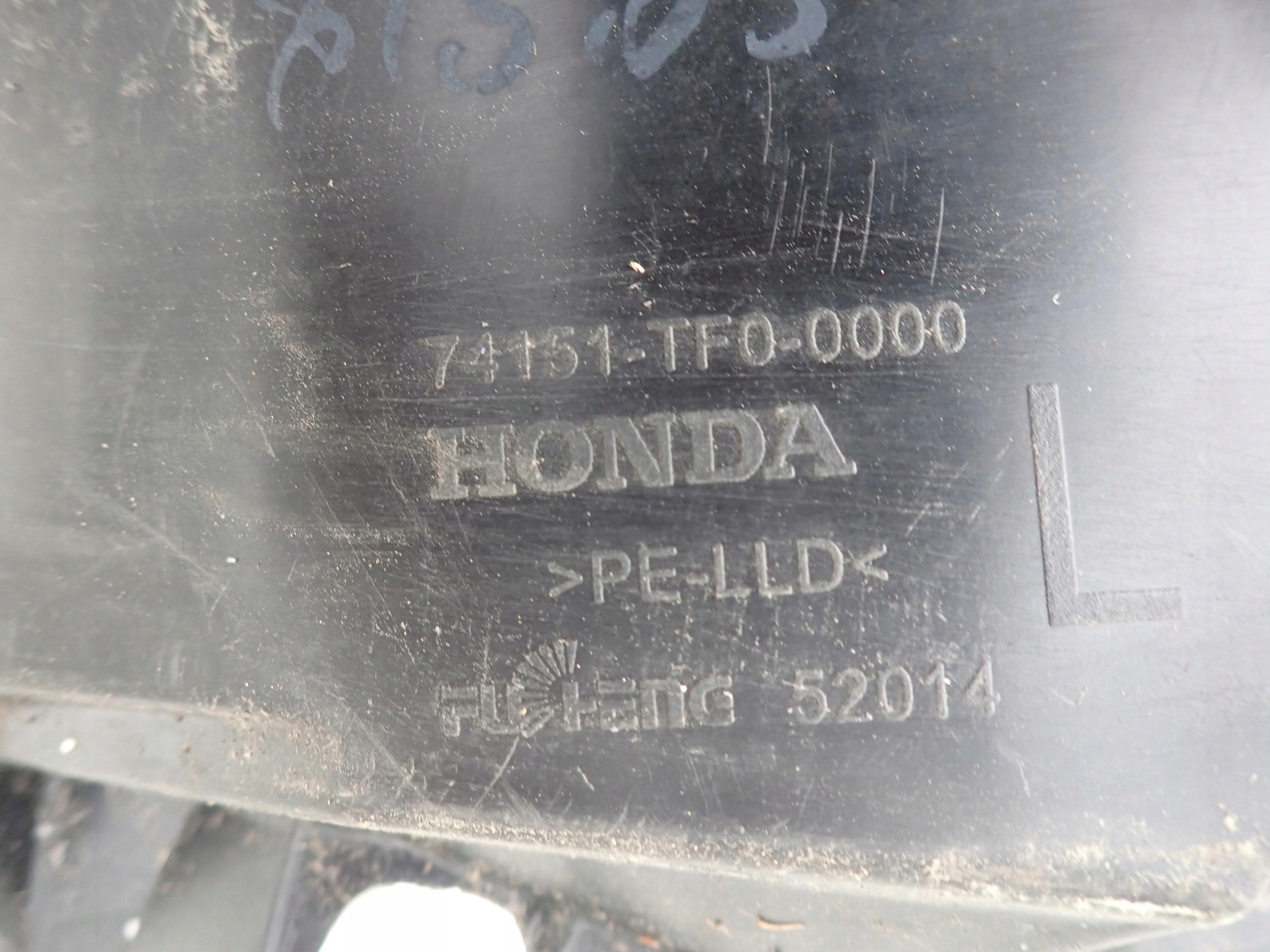 HONDA JAZZ III 3 06-11 mudguard left front front