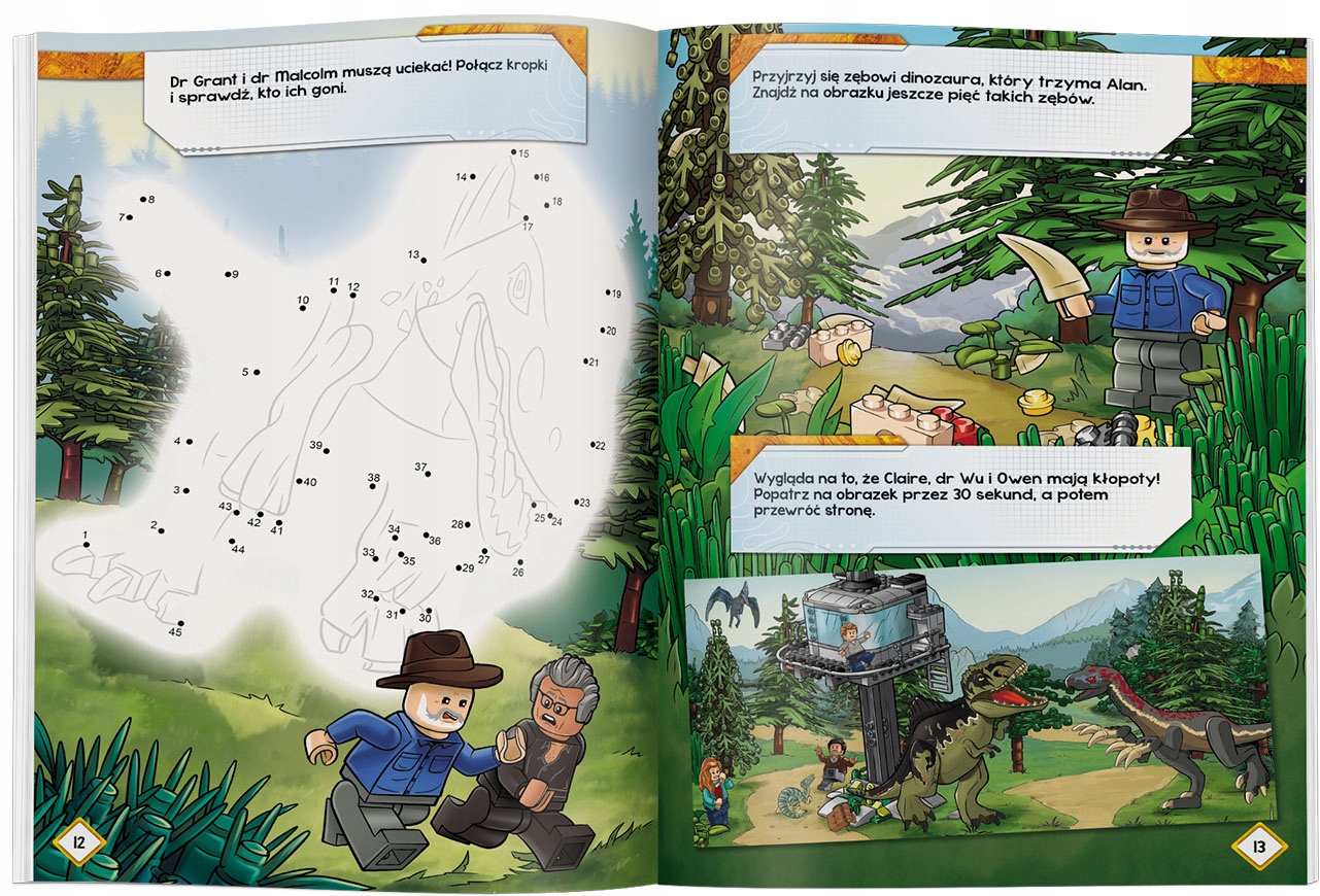 LEGO Jurassic World Misje Alana + ALAN GRANT - KD Autor Praca zbiorowa