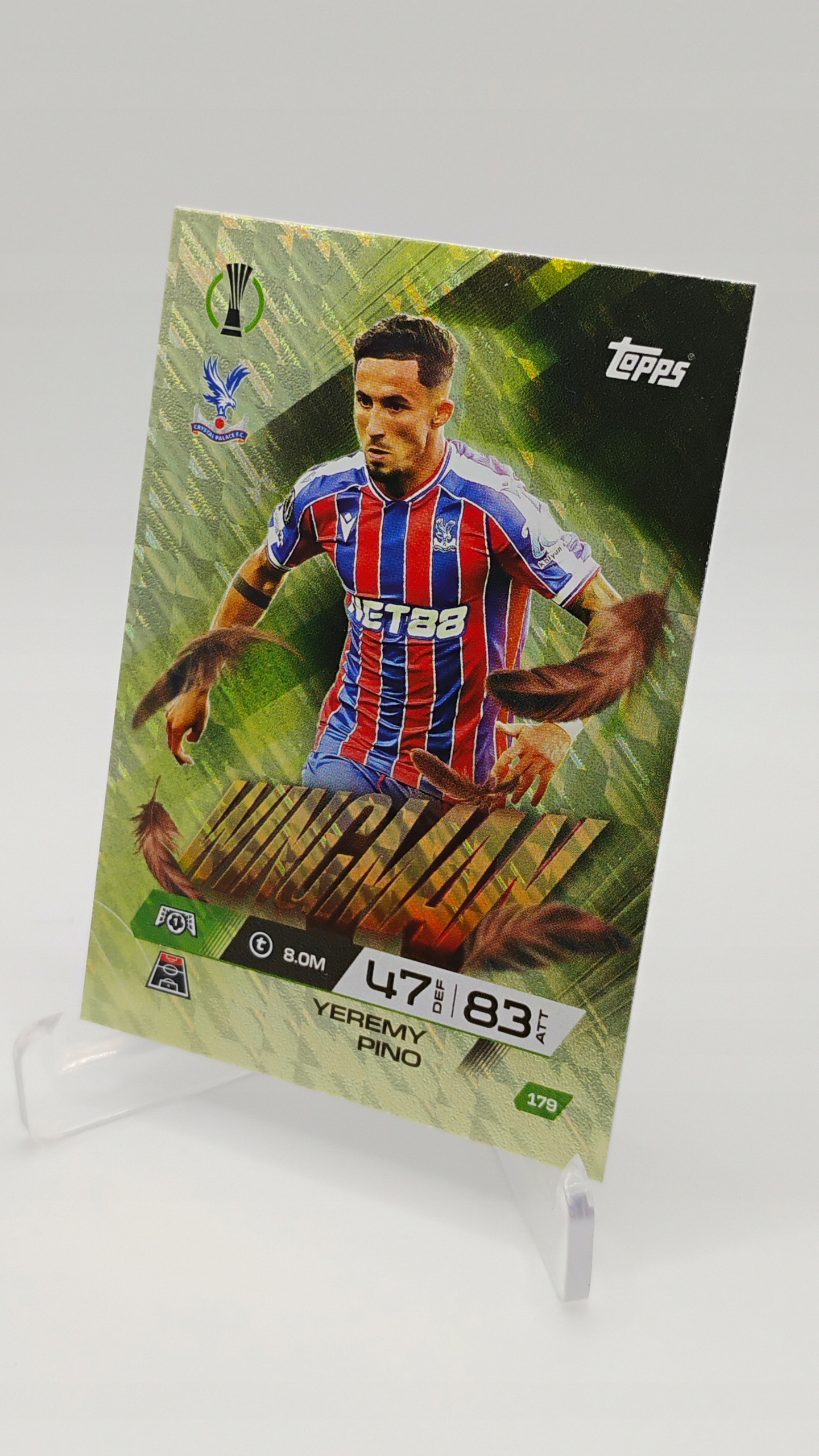 Topps Match Attax Extra 2025-2026 Wingman 179 Yeremy Pino Crystal Palace
