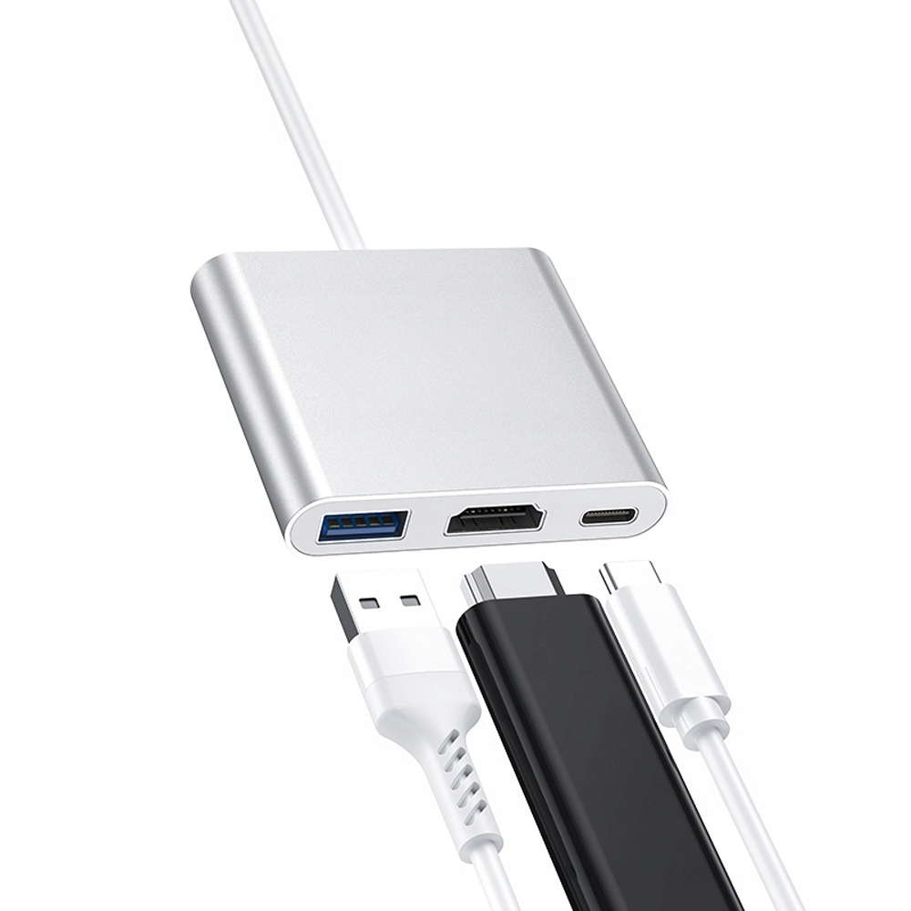 ADAPTER USB-C 3.1 HDMI 4K 30Hz do Apple MacBook Zastosowanie Mysz