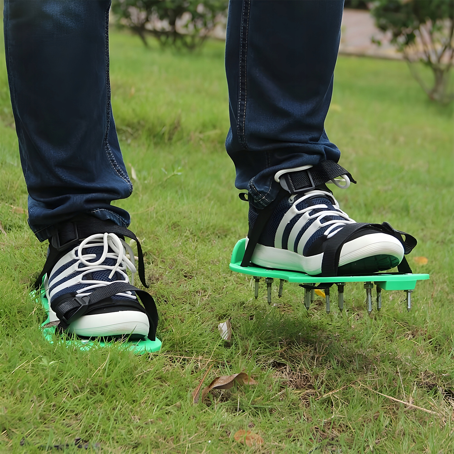 Aerator z Kolcami Buty do Napowietrzania Areator Nakłuwacz Trawnikowy Kolce Stan opakowania oryginalne