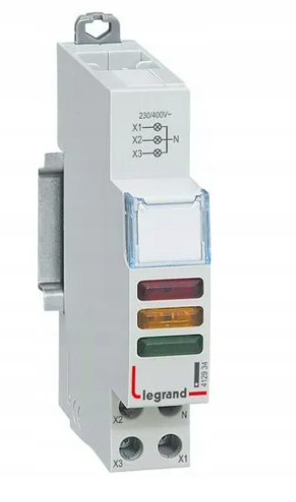 

Legrand Lampka Modułowa 3 Fazowa 230VAC