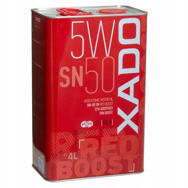 Xado Atomic Oil Red Boost 5W50 Sn 4L Xa 25293