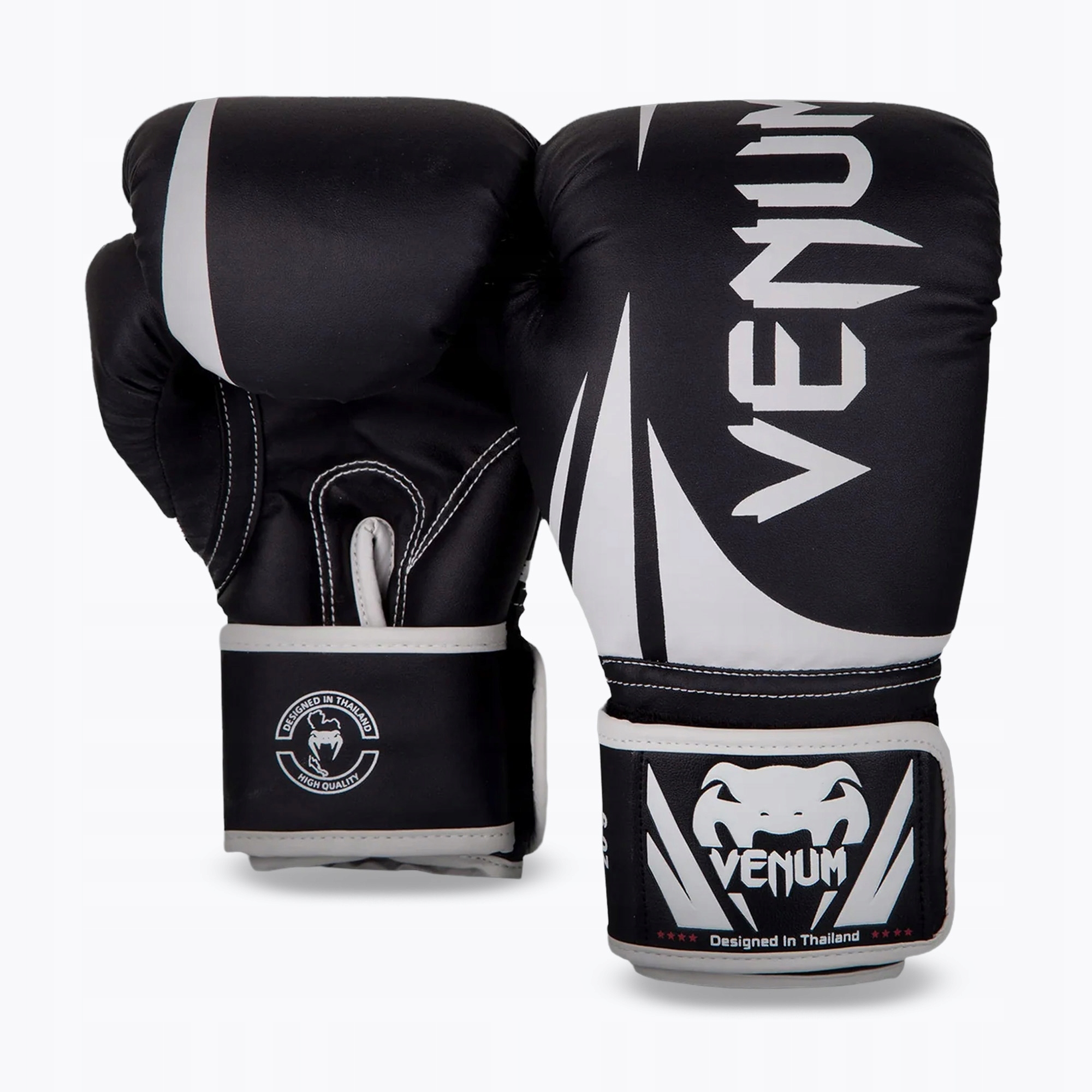 Rękawice bokserskie dziecięce Venum Challenger 2.0 Kids black/white 4 oz