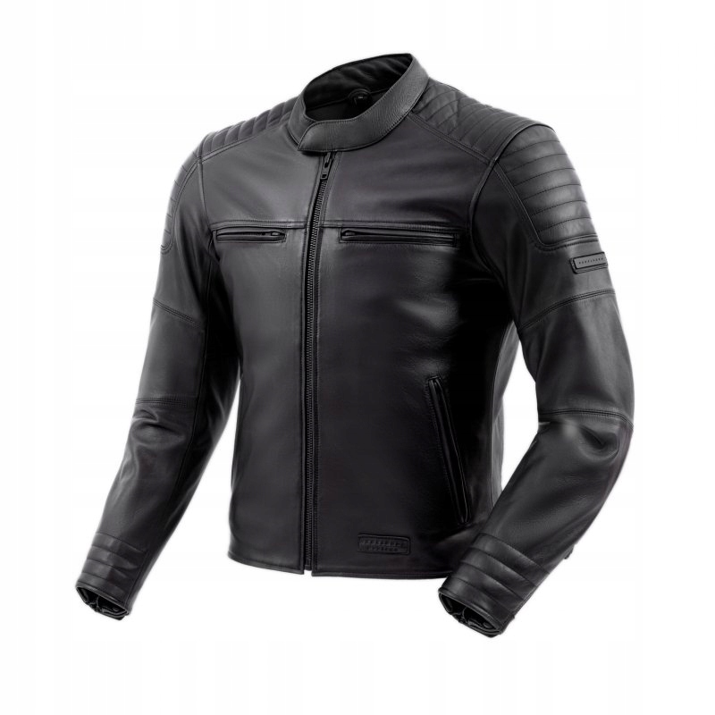 Kožená Bunda Rebelhorn Hunter II Black 7XL