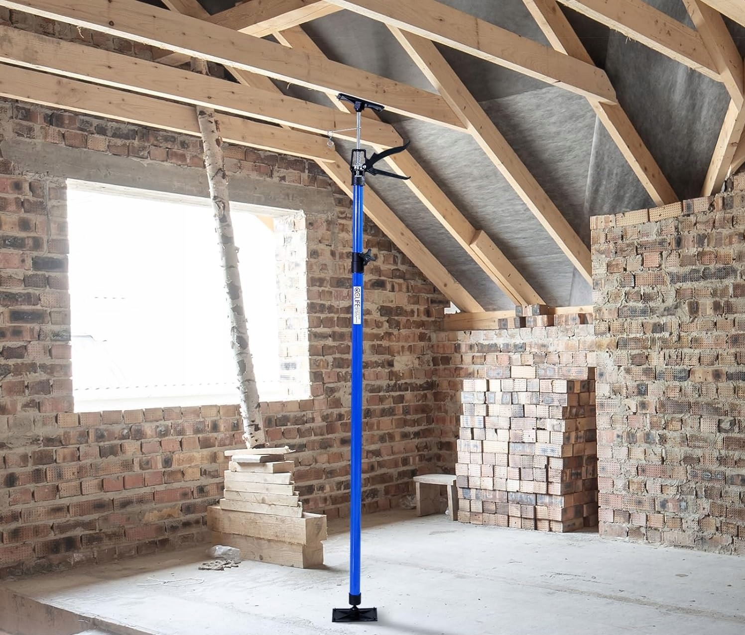 PODPORA SUFITOWA 2x TELESKOPOWA ROZPIERAK PODNOŚNIK DO PŁYT GK GIPSOWYCH Stan opakowania oryginalne