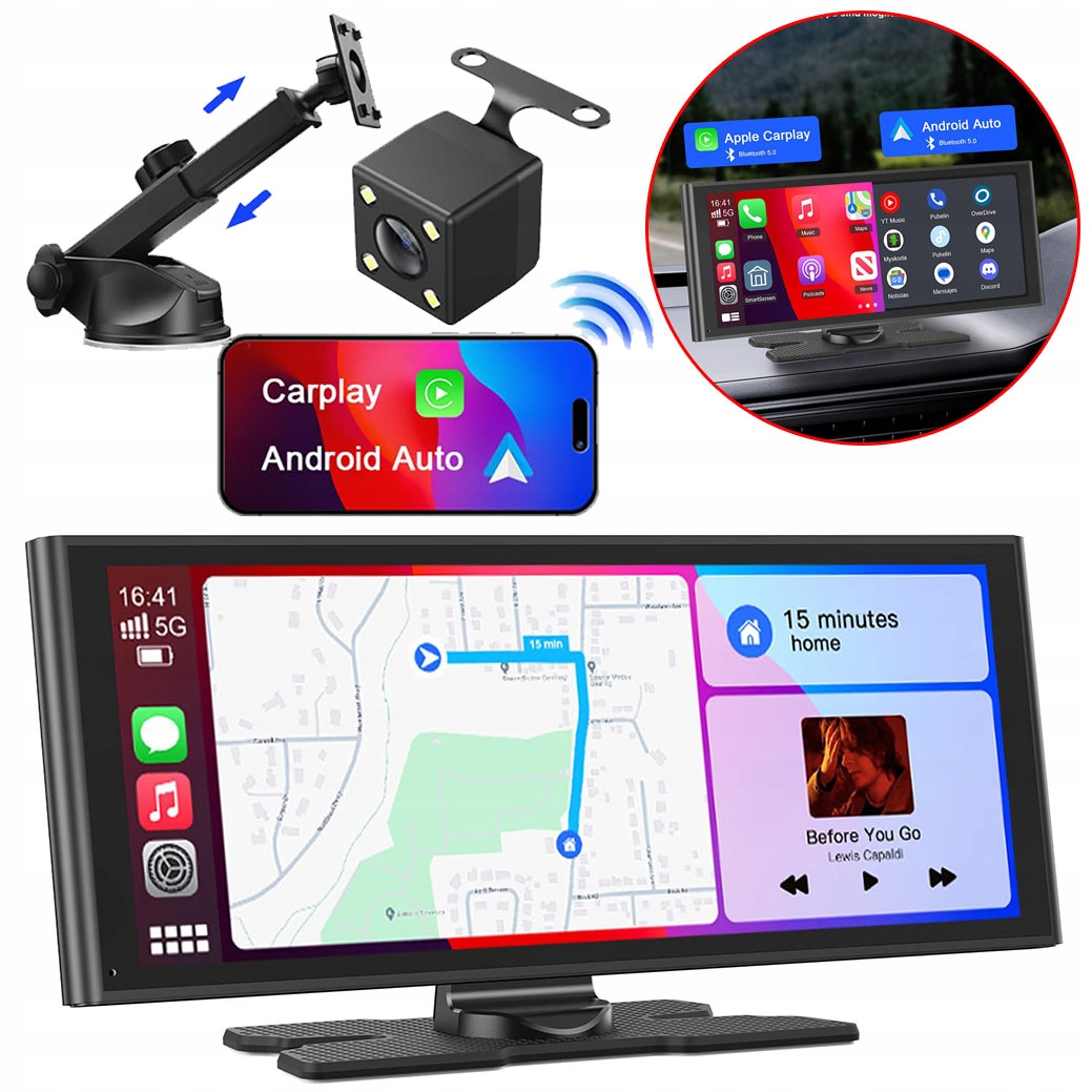 Avylet Monitor Do Auta 10.26" Fm Wifi Bluetooth Carplay Android Auto