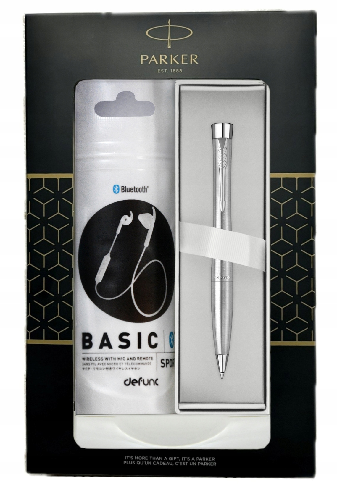 Zestaw Parker Urban Metallic Długopis Słuchawki