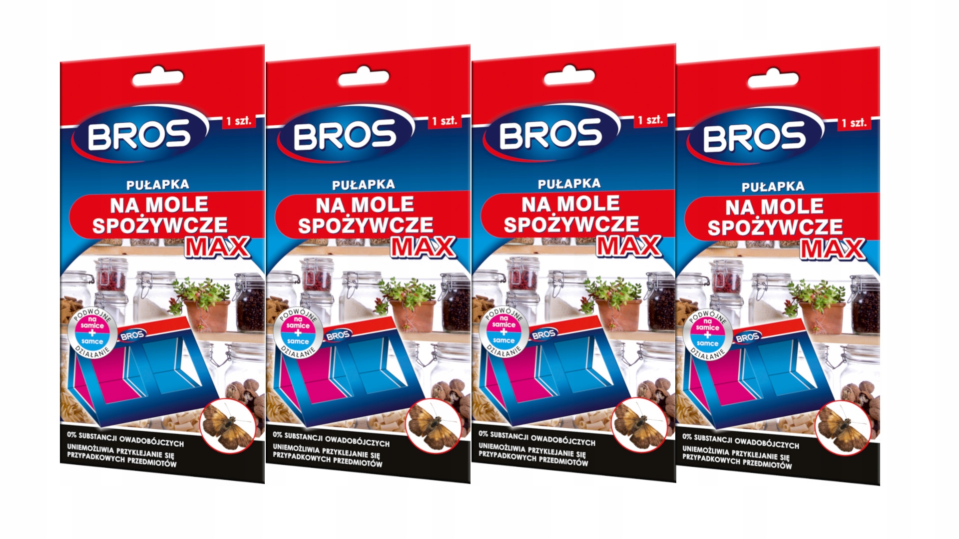 

Bros Lep Pułapka Na Mole Spożywcze Max X 4SZT