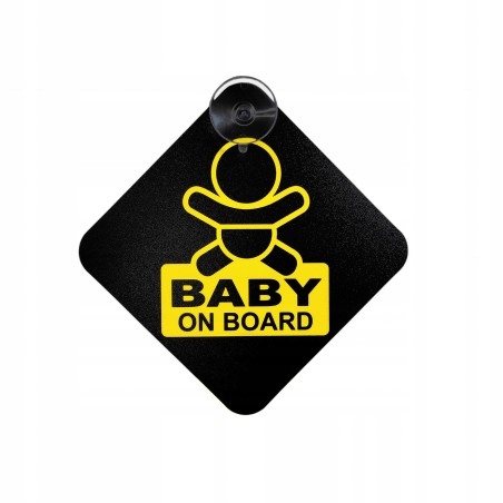 

Naklejka Przyssawka Baby On Board Samochód Nowa