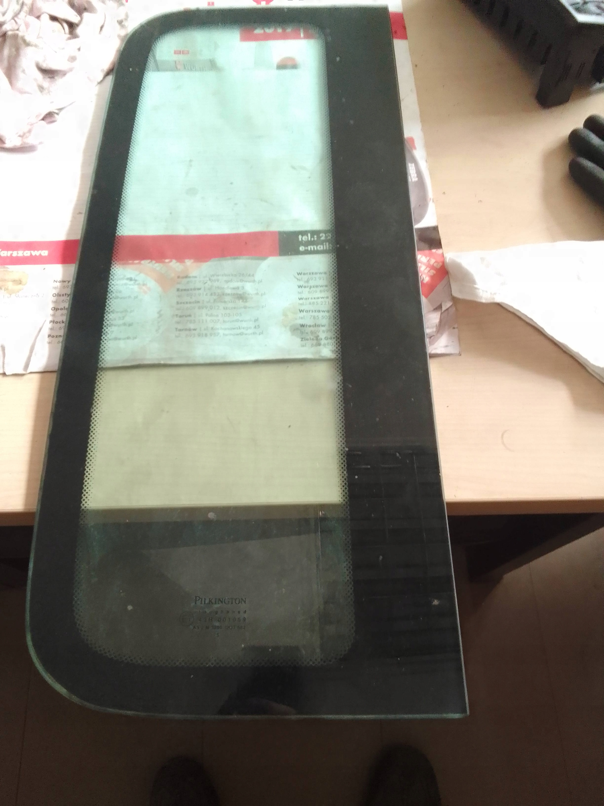 SZYBA BOCZNA KABINY MAN TGA