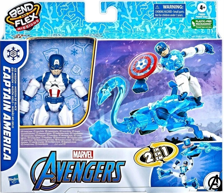 

Kapitan Ameryka Figurka F5868 Bend and Flex Marvel
