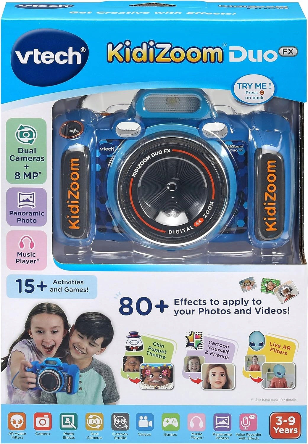 Vtech KidiZoom Duo Fx Aparat fotograficzny niebieski (Angielska Wersja)