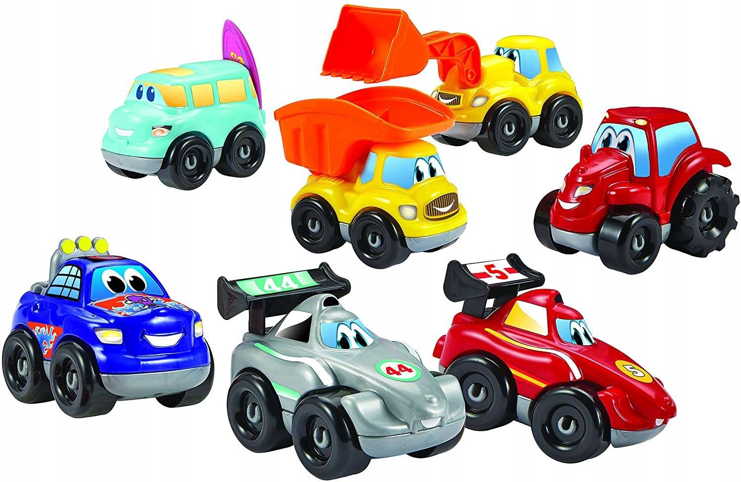 

Abrick Zestaw 7 Pojazdów Pojazdy Auta Wyścigówka