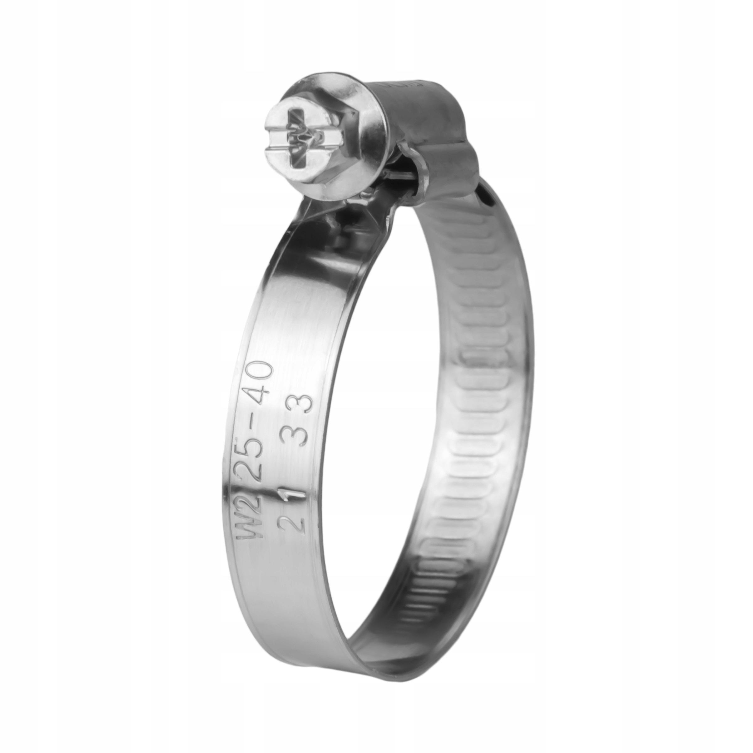 Opaska Zaciskowa Ślimakowa Obejma Cybant Gemi 25-40mm Stal W2