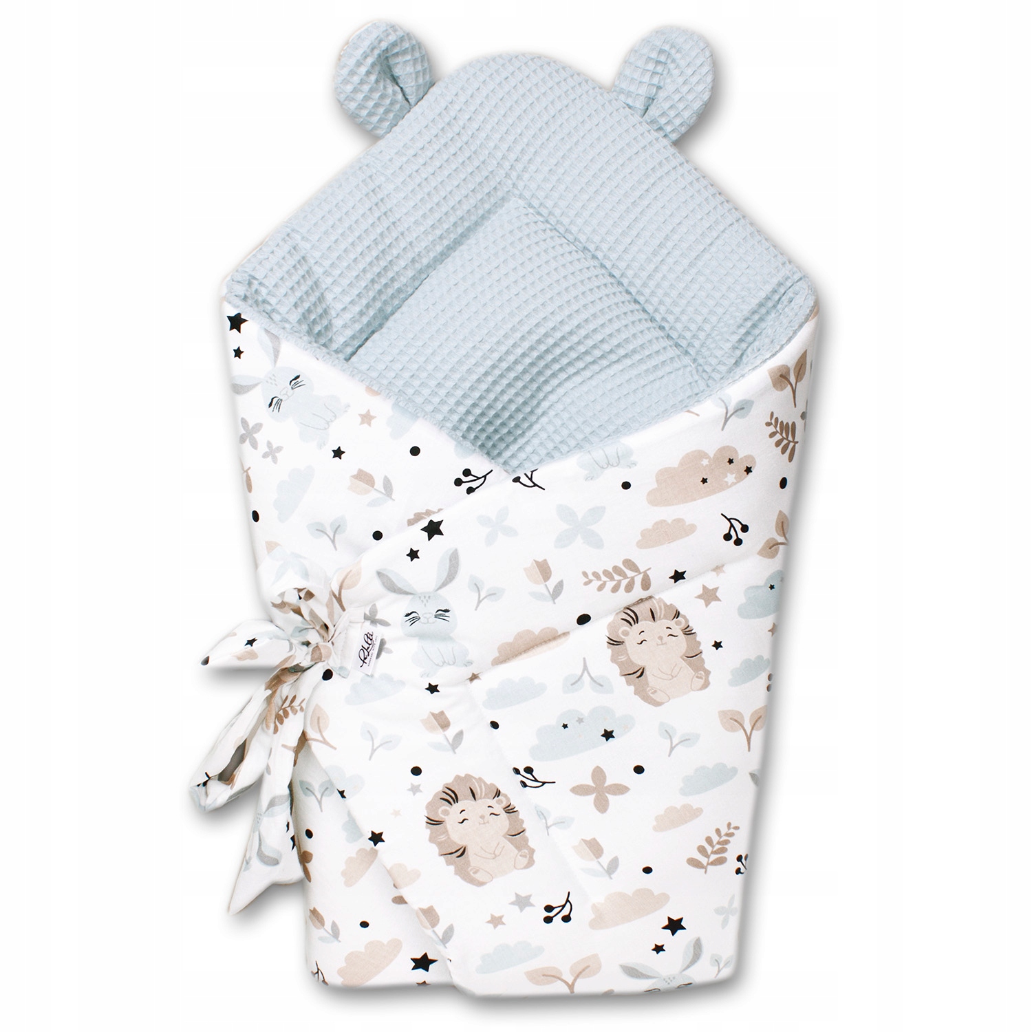 

Palulli niemowlęcy rożek Wafel 80x80 becik otulacz