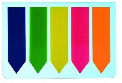 

Zakładki indeksujące Pet 45x12mm Strzałka D.rect
