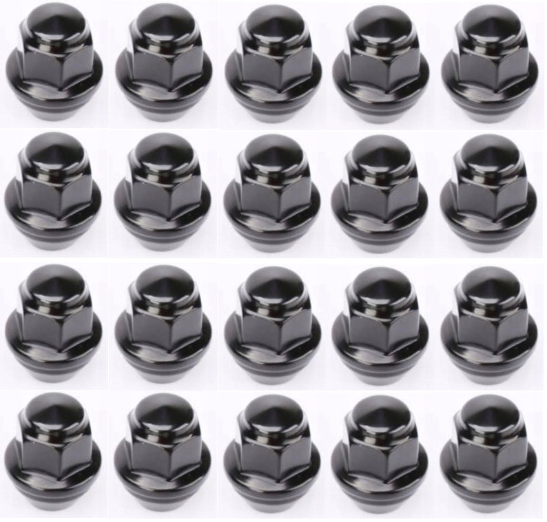 Matice kola Ford Edge II Jaguar S-max II 14x1.5 klíč 21 černá 20x