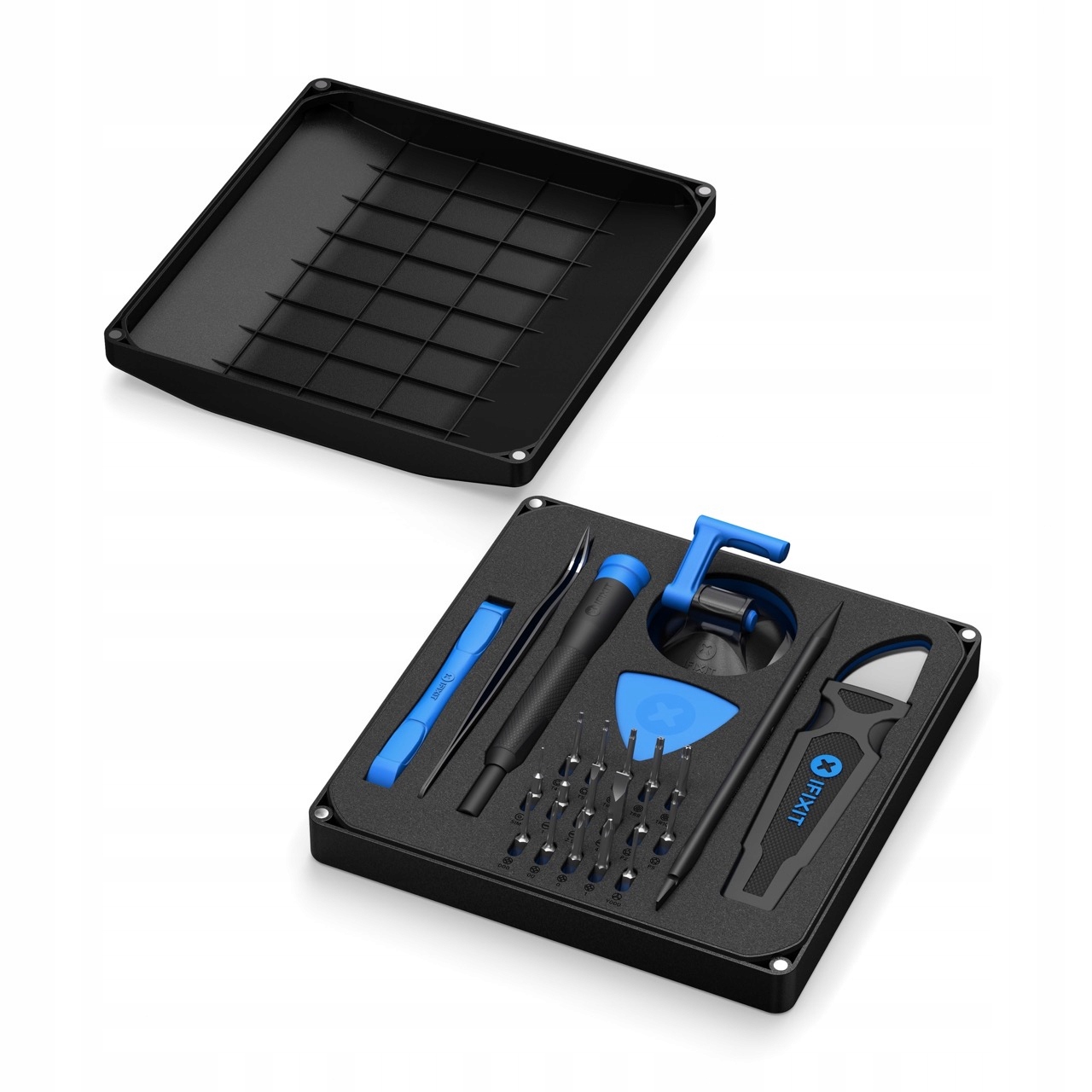 Zestaw narzędzi iFixit Essential Electronics Toolkit Elementy zestawu etui