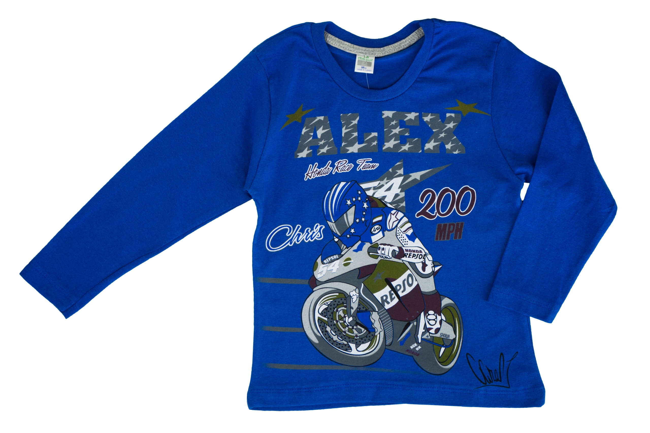 

Z547 Bluza bluzka motocykl 98