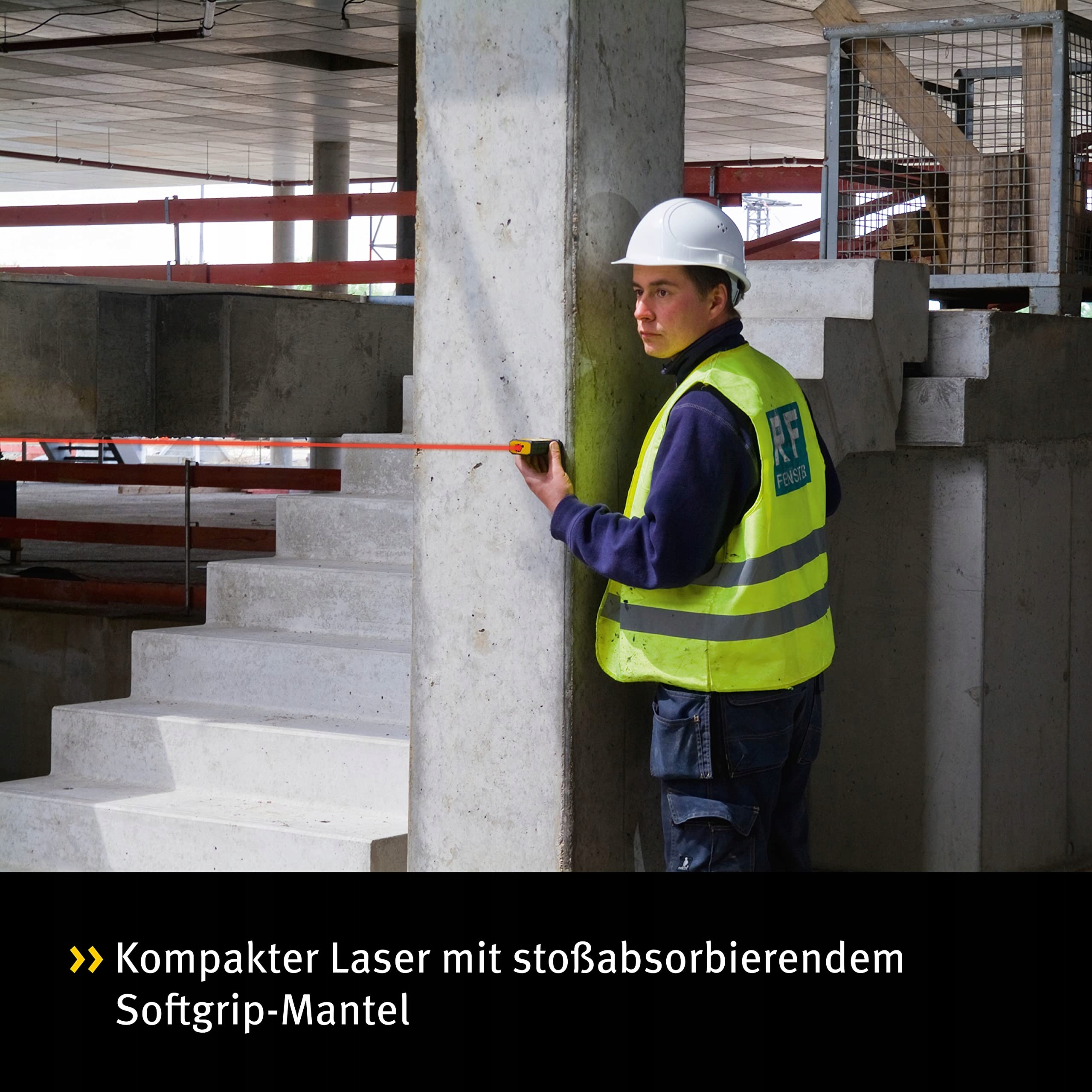 STABILA Dalmierz Laserowy LD 320 Zasięg 60m 8 Funkcji IP40 Z Baterią — miniatura 3