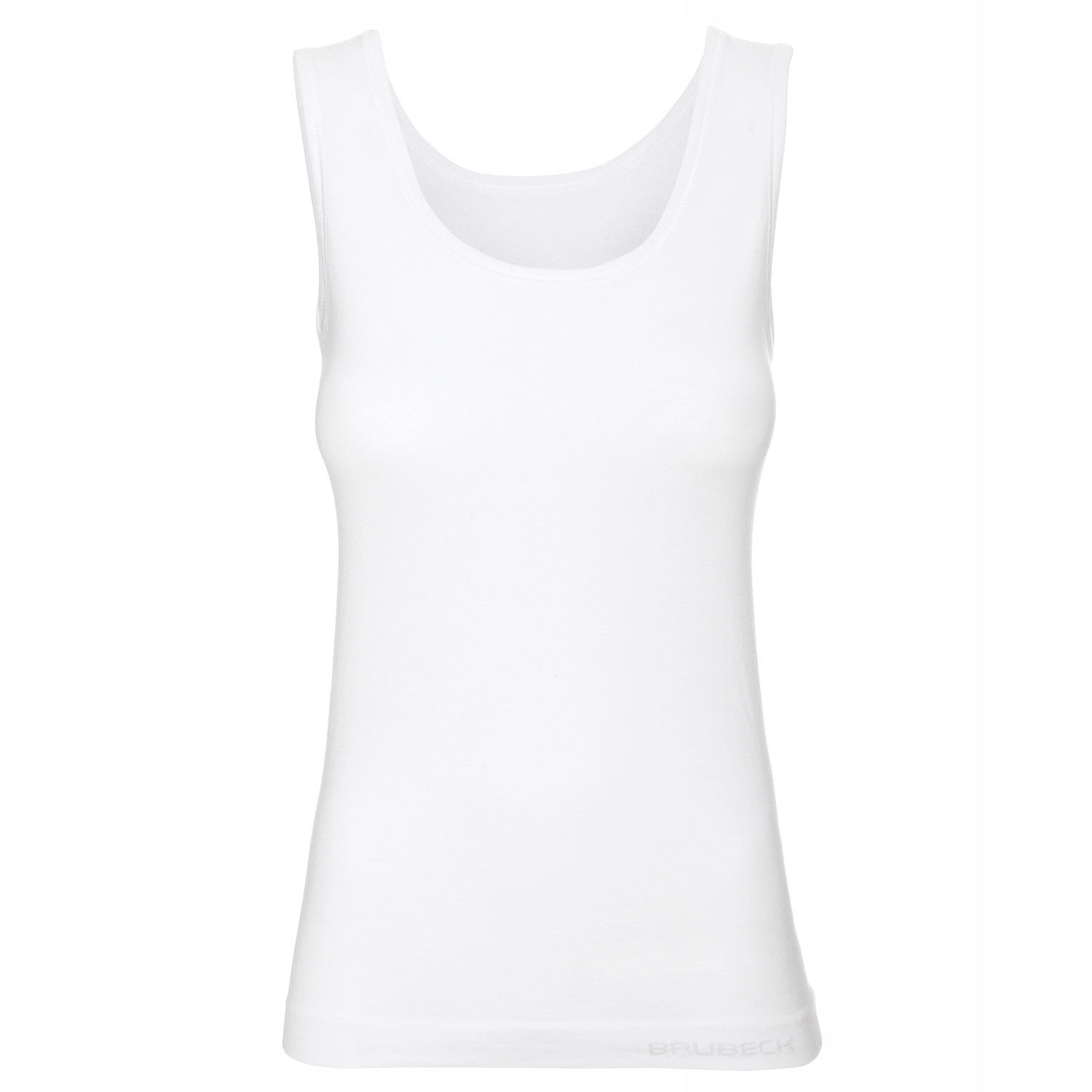 KOSZULKA BEZRĘKAWNIK DAMSKA BAWEŁNIANA BRUBECK