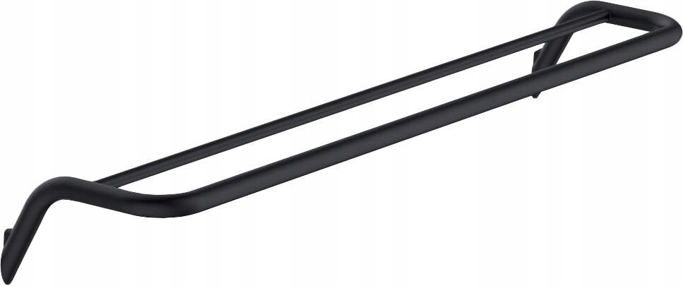 Deante Vešiak na uterák dvojitý nástenný Silia čierny nero ADI_N631