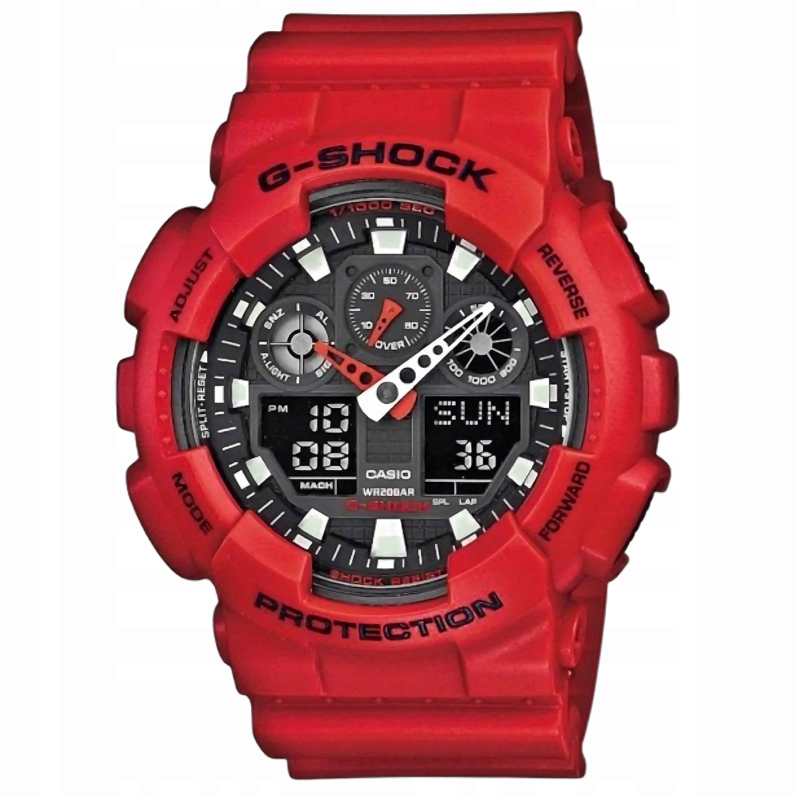 Pánské Hodinky Casio G-shock GA-100B-4AER Vodotěsné WR200 Shock Resistant