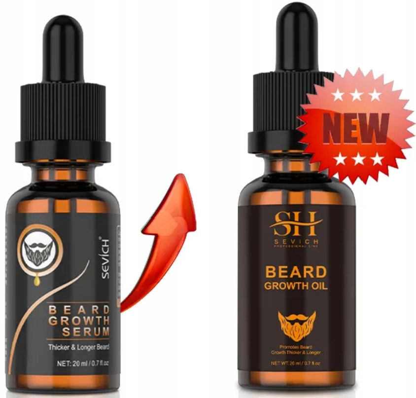 Serum do Brody - Gęsta Broda, Porost, Aktywator Rodzaj olejek