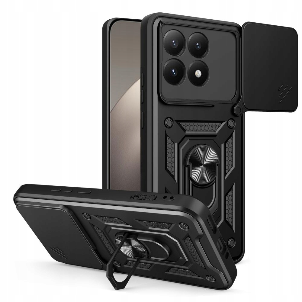 Etui pokrowiec z osłona obiektywu podstawką na Xiaomi 15T CamShield Pro