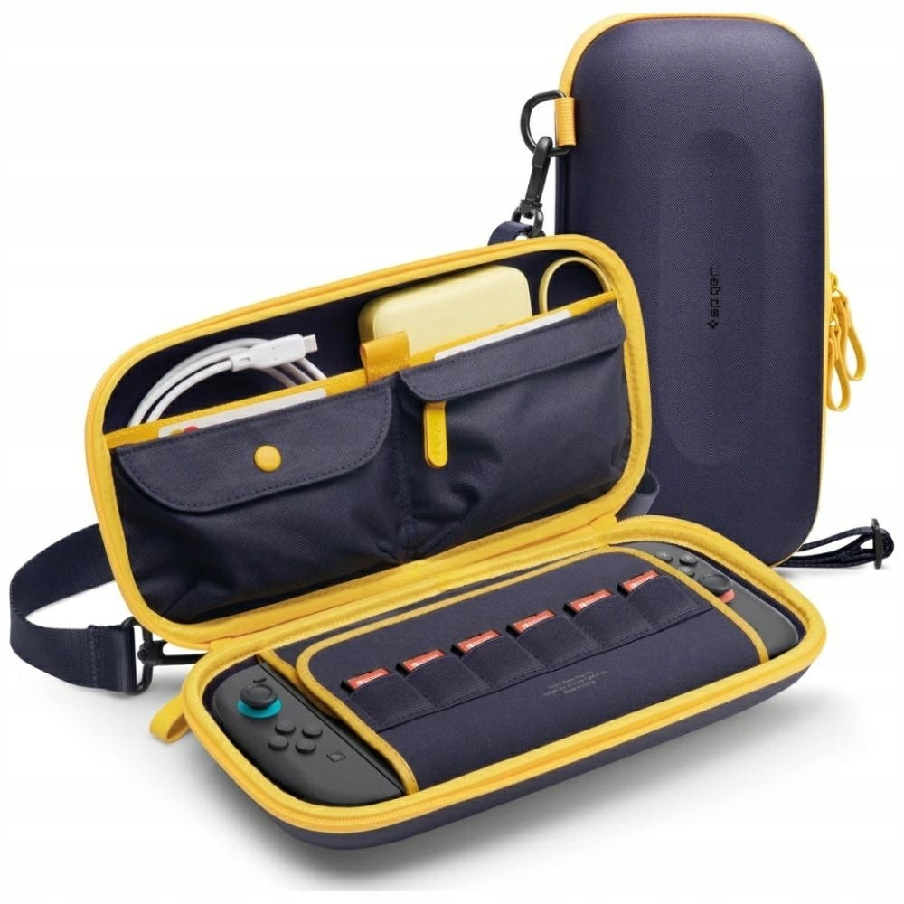 Pouzdro Spigen Nano Pop Pro Pouch pro Nintendo Switch 2, tmavě modré